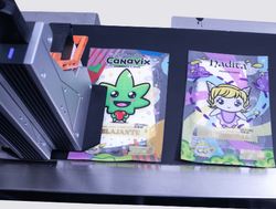 Imagen de impresión en cartón