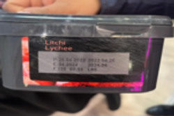 Imagen de impresión en caja de cartón.